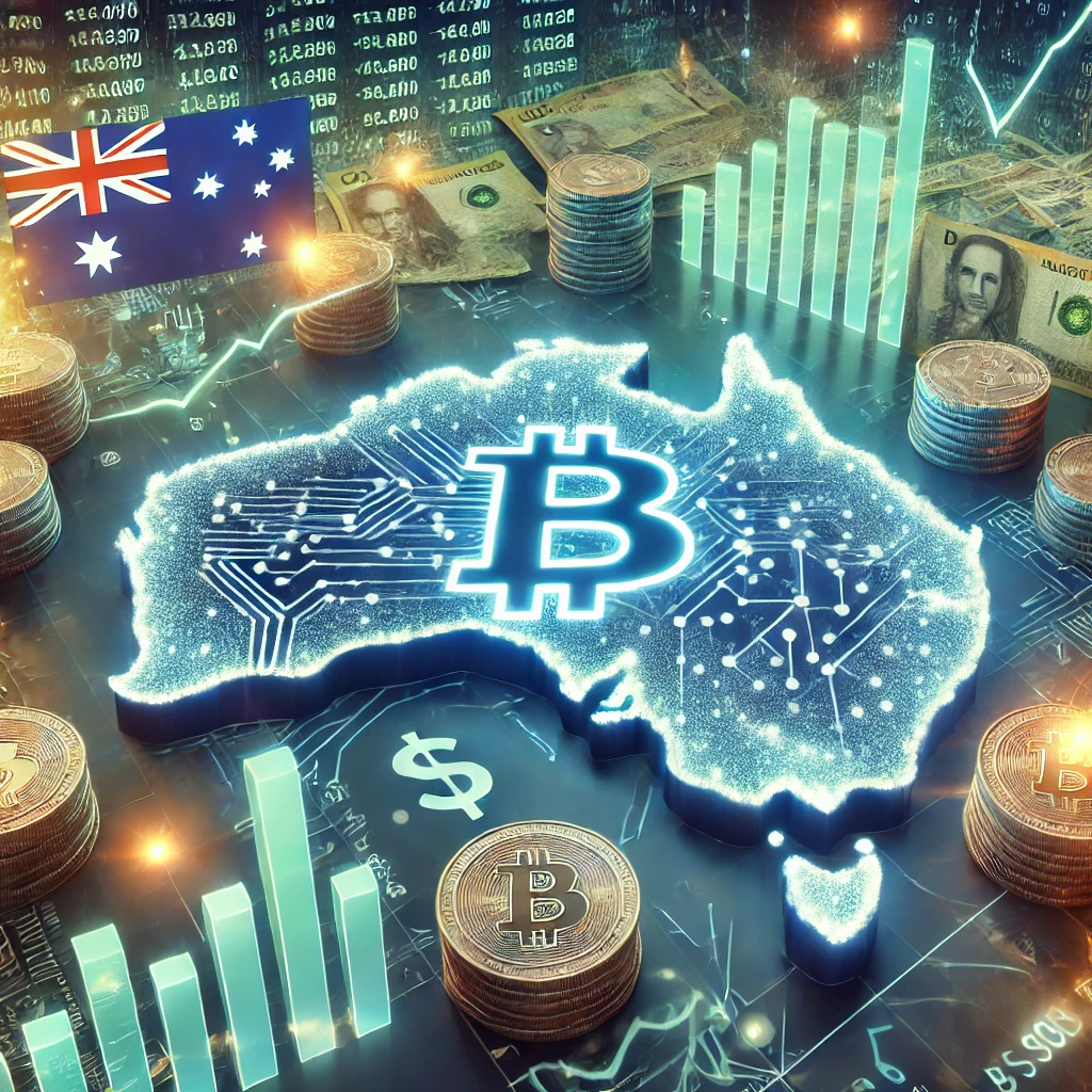 A diverse group of Australian investors using Monfesbit App on various devices, highlighting its versatility and accessibility